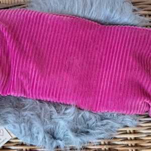 Warmezak! | Fuchsia | RIB-stof | 60x20x3cm | Wasbare hoes