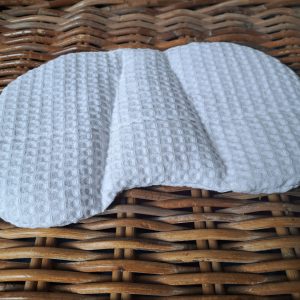 Warmezak! | Nekkussen | Wit | Wafelstof | 28x16x1cm