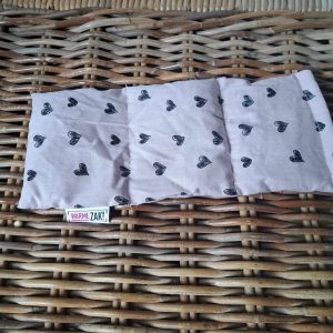 Warmezak! | Roze | Hartjes print | 28x12x1cm