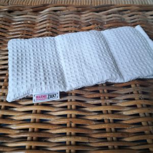 Warmezak! | Wit | Wafelstof | 28x13x1cm