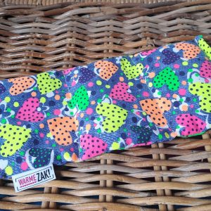 Warmezak! | Neon | Hartjes print | 28x12x1cm