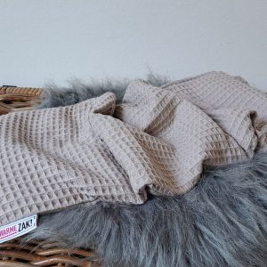 Warmezak! | Beige | Wafelstof | 60x20x3cm | Wasbare hoes