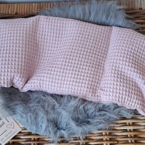 Warmezak! | Oud-roze | Wafelstof | 60x20x3cm | Wasbare hoes